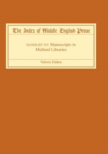 Book cover image for The Index of Middle English Prose ISBN: 9780859915878